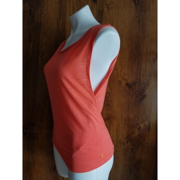 Lucy Savasana Coral Sleeveless Tee - Picture 4 of 5